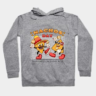 Nachos day. A pair of dancing nachos holding macaras Hoodie